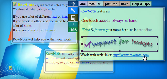 Picture support